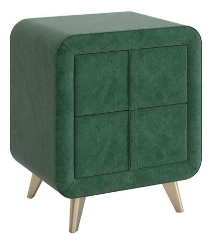 Тумба прикроватная Софи 2, (480х370х580) малахит (велюр). Фото №1