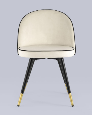 Стул Gabi LUX велюр бежевый. Фото