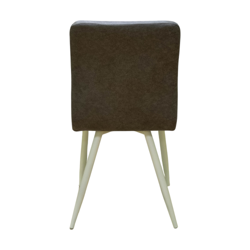 Стул Доби (Каркас (белый 9016 матовый) тк. коллекции Safari серый 018). Фото №4