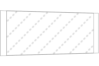 Зеркало НМ 011.90 Ясень Анкор темный фото Зеркало НМ 011.90 Ясень Анкор темный. Фото №2