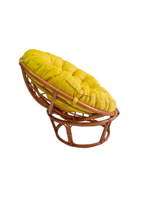 Кресло Папасан 23/01 с желтой подушкой. Фото №5